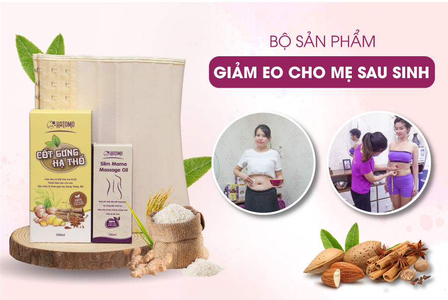 bộ sản phẩm chăm sóc sau sinh